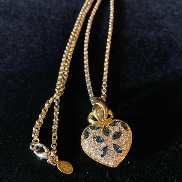 Vintage Nolan Miller Heart Pendant Necklace - Picture 7 of 17